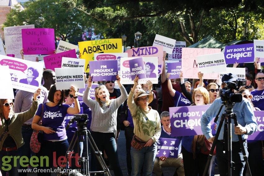 Rallying for abortion rights