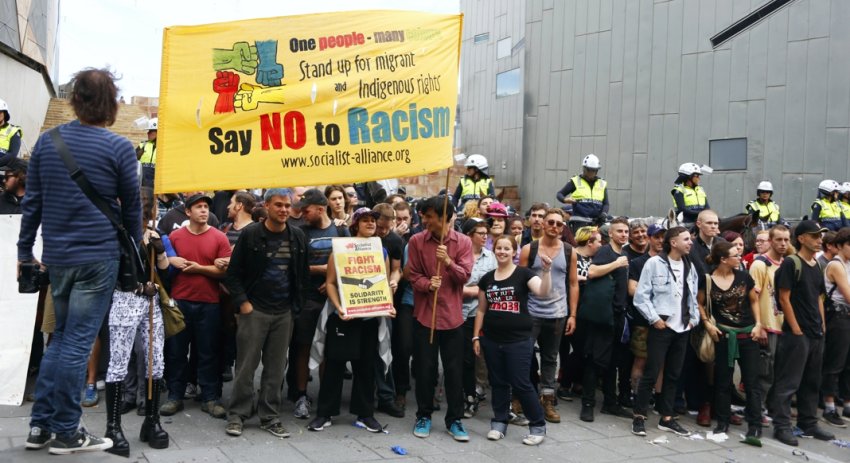 Successful 2015 counter protest against "Reclaim Australia" in Melbourne