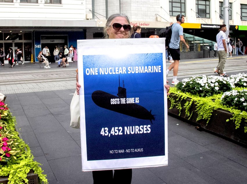 the money for nuclear subs could instead be spent on public health and education