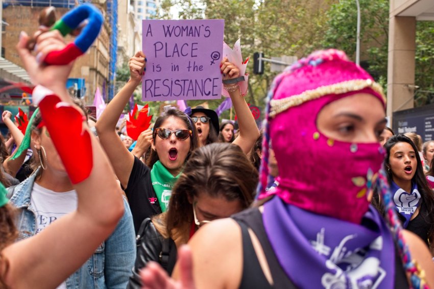 International Women's Day rally in Sydney