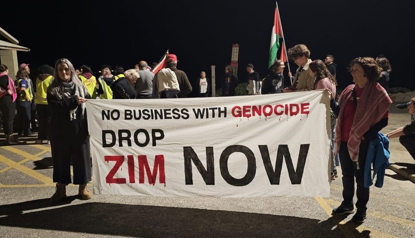 ZIM picket in Perth