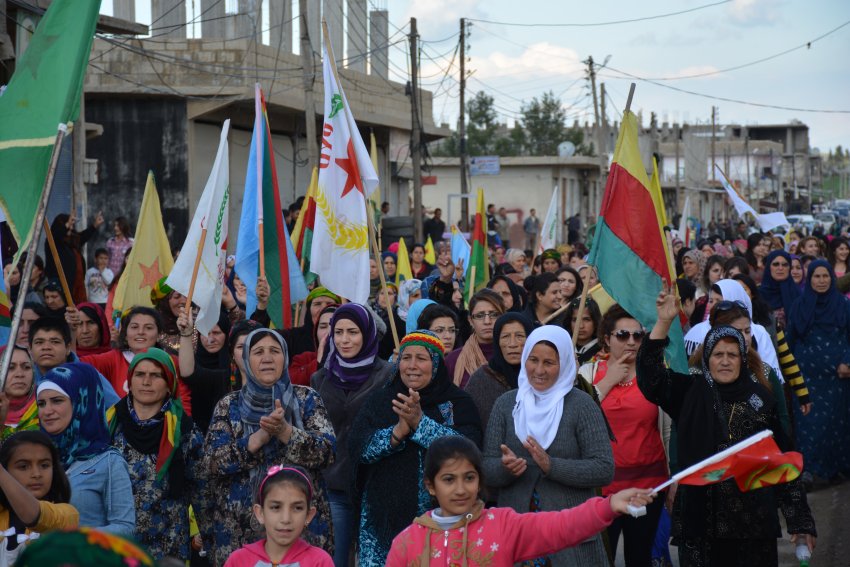 Protest in Rojava
