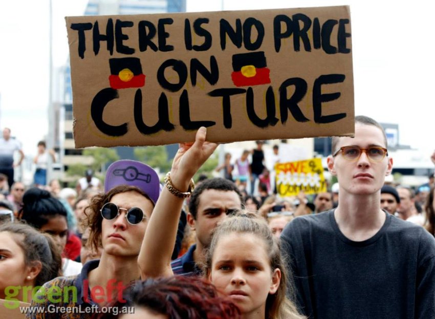 Protesters in Perth