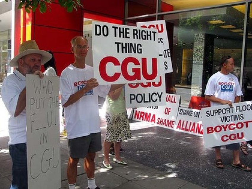 CGU protest