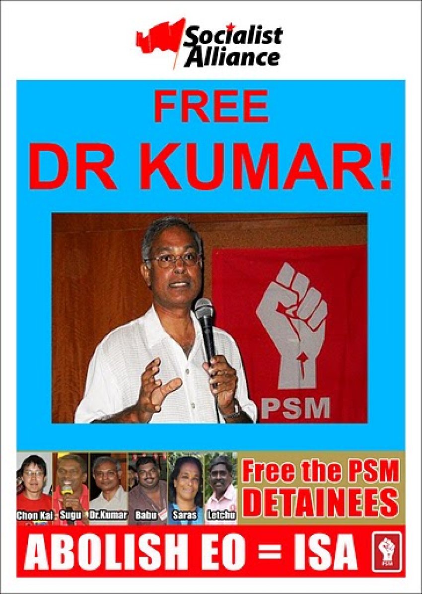 Free Dr Kumar poster