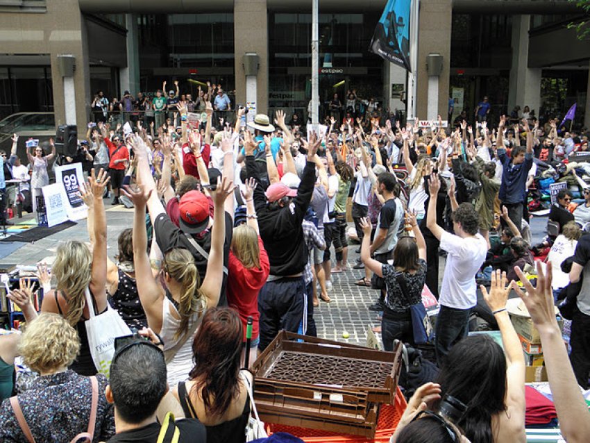 Occupy Sydney rally