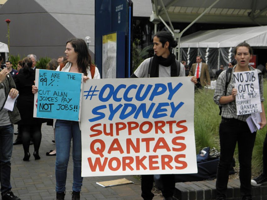 Occupy Sydney protesters