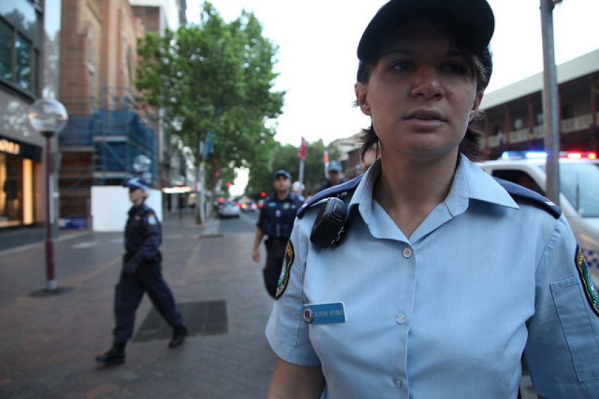Police at Occupy Sydney