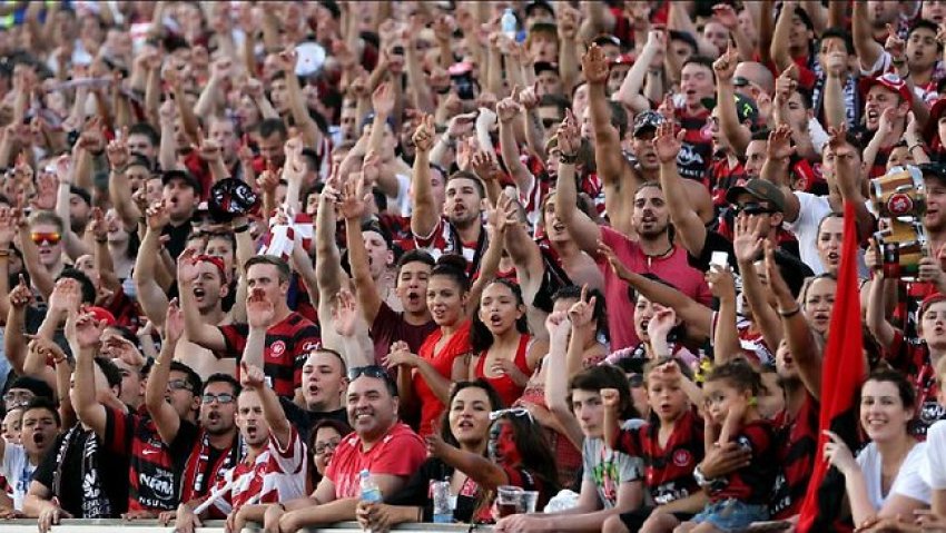 Supporters of the Western Sydney Wanderers