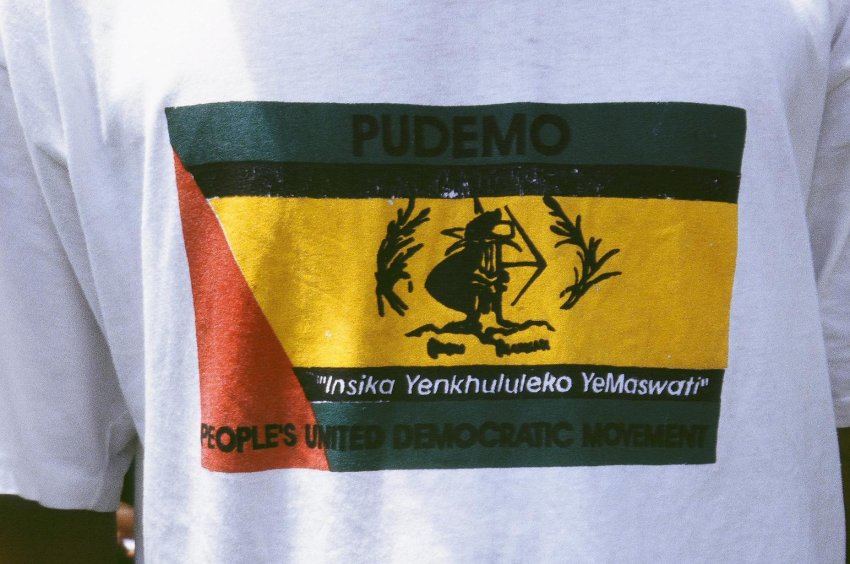 PUDEMO People's United Democratic Movement t-shirt.