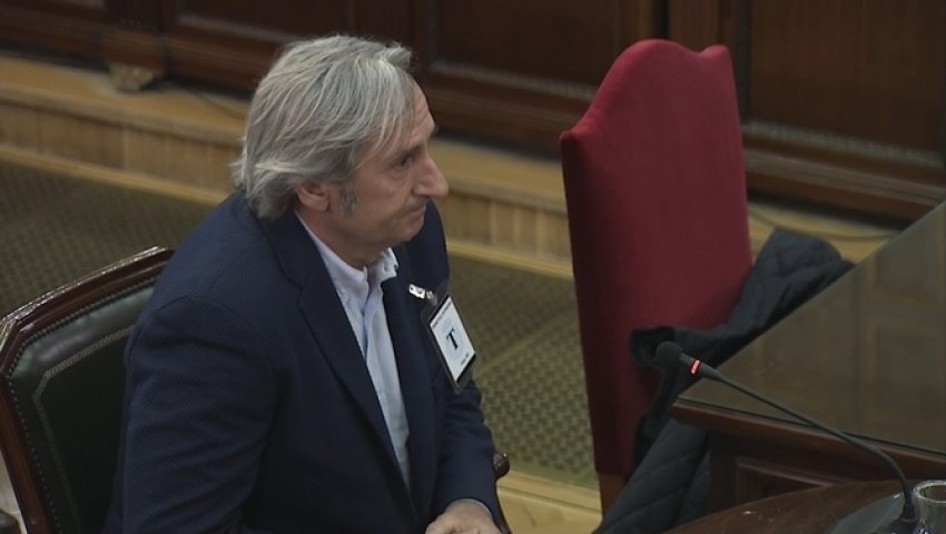 Rafael Ramírez, former worker at Unipost, giving evidence