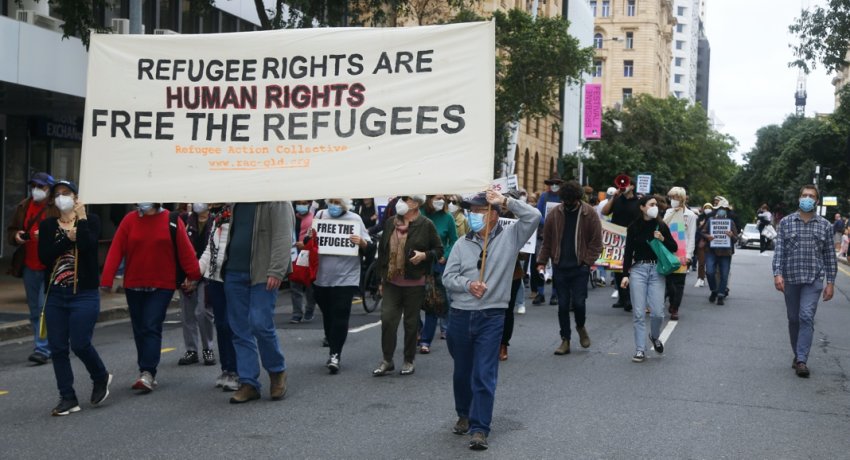 Nine years too long: Brisbane rally for refugee rights