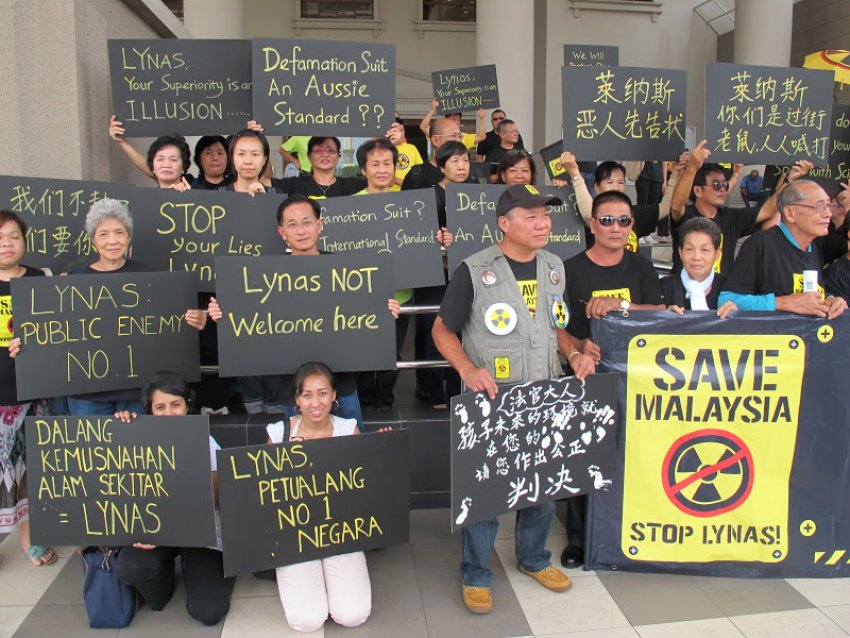 Save Malyasia Stop Lynas protest