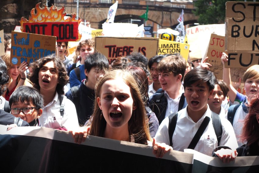 Students are angry that governments have not taken action on climate