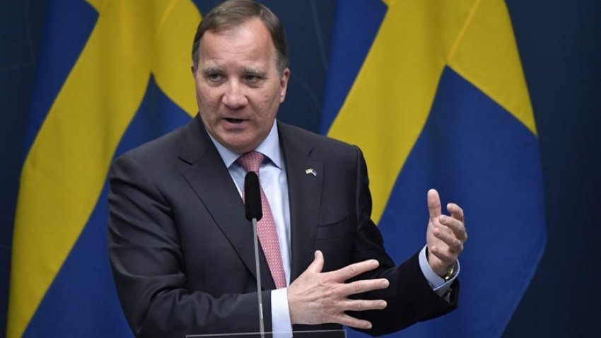 Swedish prime minister Stefan Löfven (Credit: Janerik Henriksson/TT)