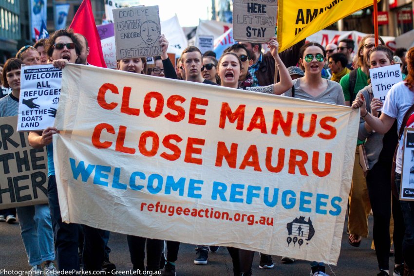 Close the camps rally Sydney 2016