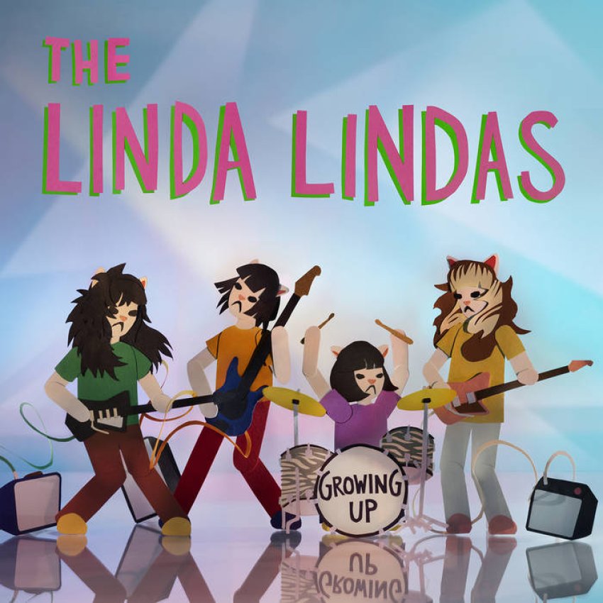 THE LINDA LINDAS - GROWING UP album artwork