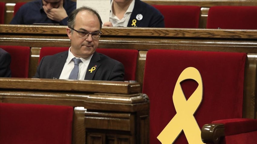 Jordi Turull, after his investiture was rejected by the Catalan parliament with only ERC and JxCat in favour (March 22, 2018). The next day the Supreme Court ordered his preventive detention