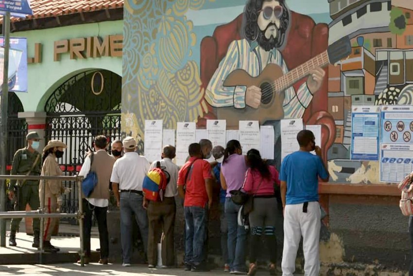 Voting in Venezuela's elections