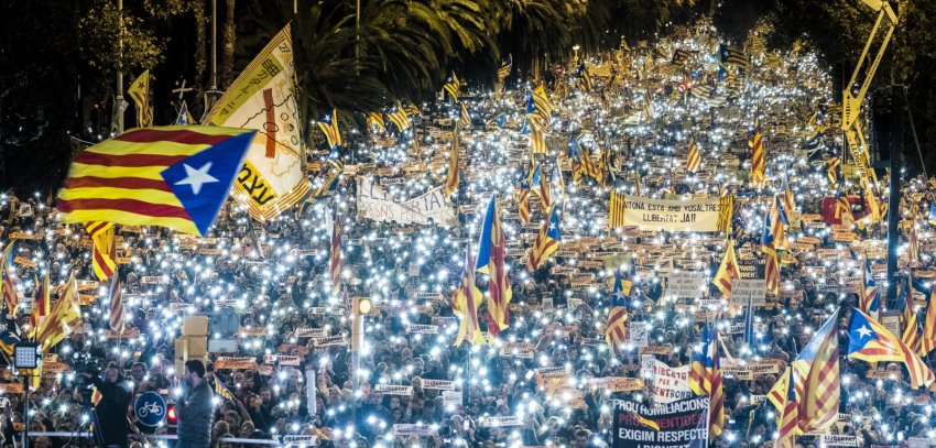 November 11, 2017, Barcelona: "Freedom for Political Prisoners"