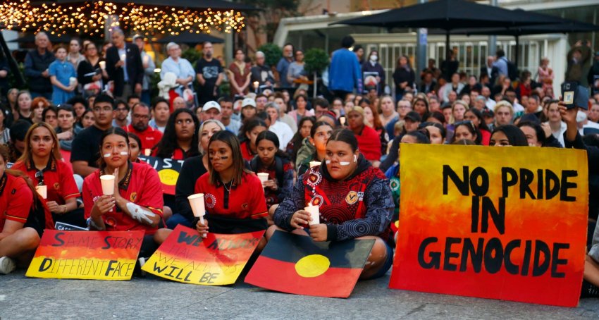 Brisbane vigil for Cassius Turvey