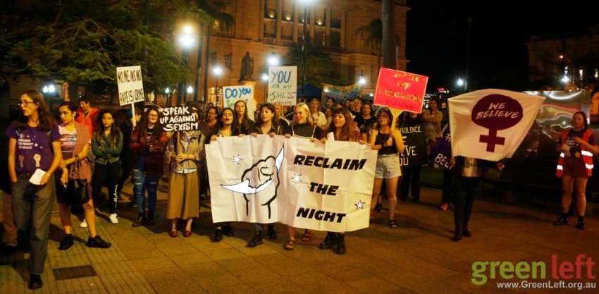 Reclaim the Night in Brisbane on October 25. Photo: Alex Bainbridge