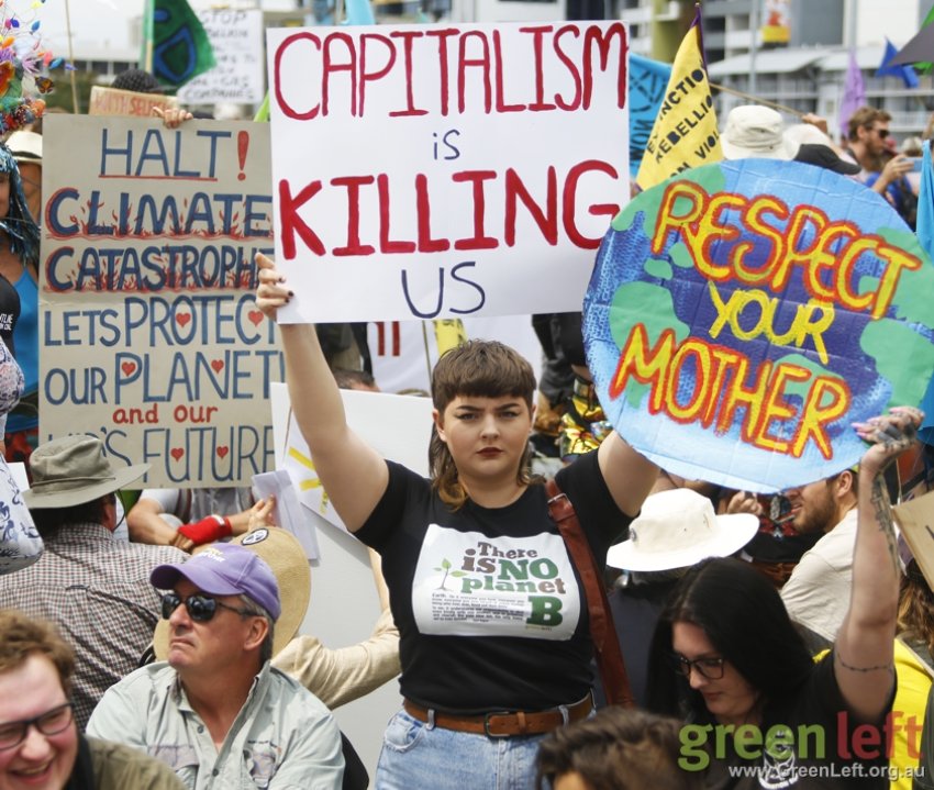 Capitalism is Killing us - Extinction Rebellion Action 11 October 2019 Brisbane