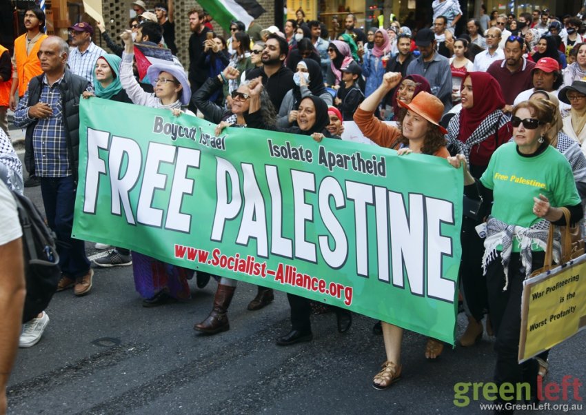 Free Palestine, Brisbane