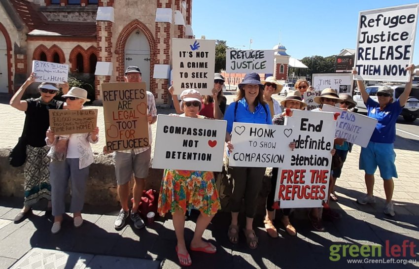 Fremantle vigil. Photo: Dawn Barrington