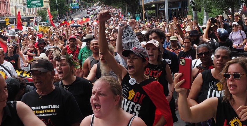 Protesting in Gadi/Sydney