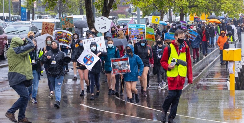 Climate strike in Hobart