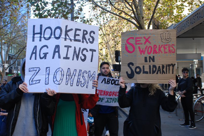 Hookers against Zionism, Melbourne