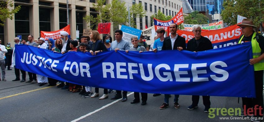 Justice for Refugees in Melbourne. Photo: Chloe de Silva