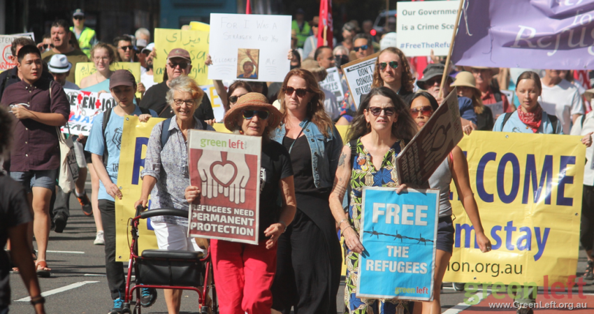 Marching in Sydney. Photo: Peter Boyle