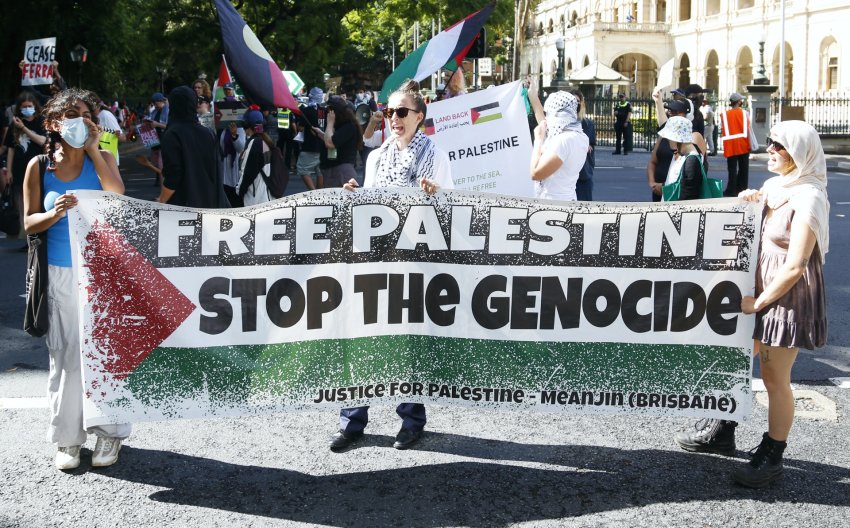 Free Palestine, stop the genocide