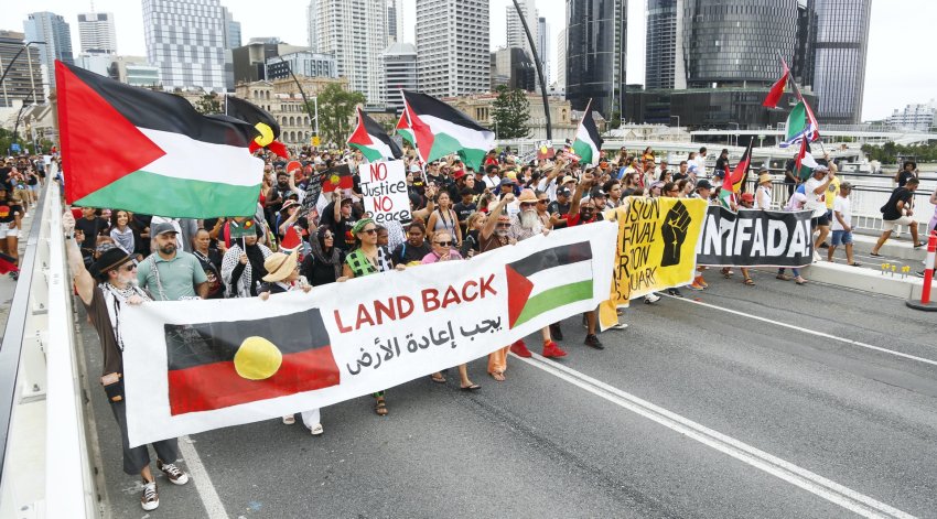 Marching in Meanjin/Brisbane