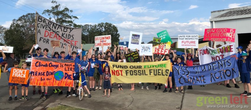 Climate strike in Malanda (Far North Queensland)