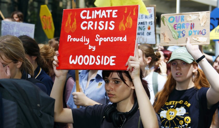 Climate crisis: sponsored by Woodside