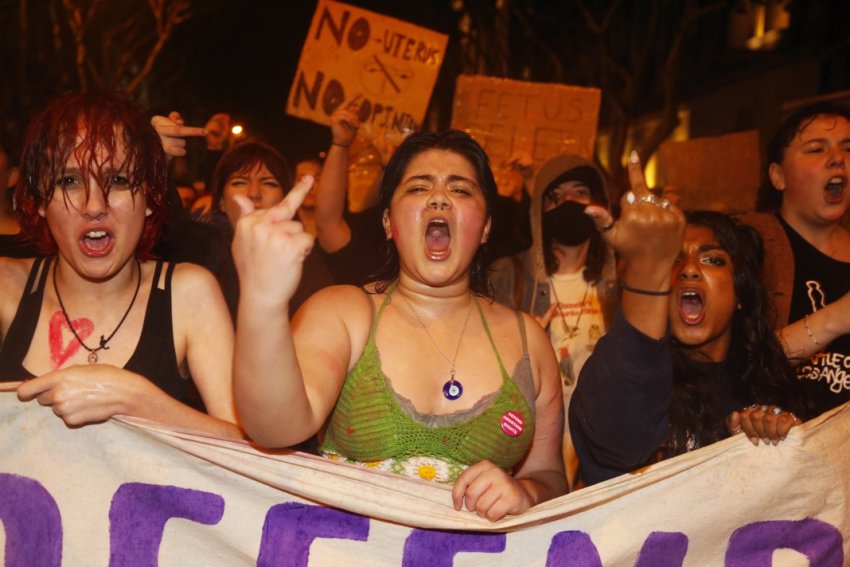 "Fuck the Supreme Court" was one of the popular chants