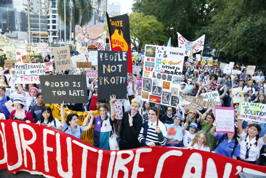 Thousands marched for climate justice