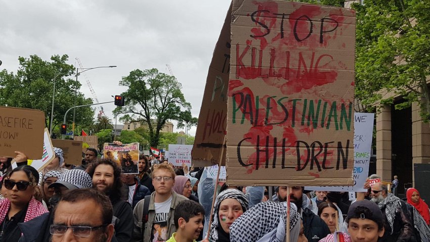 Naarm/Melbourne: Stop killing Palestinian children