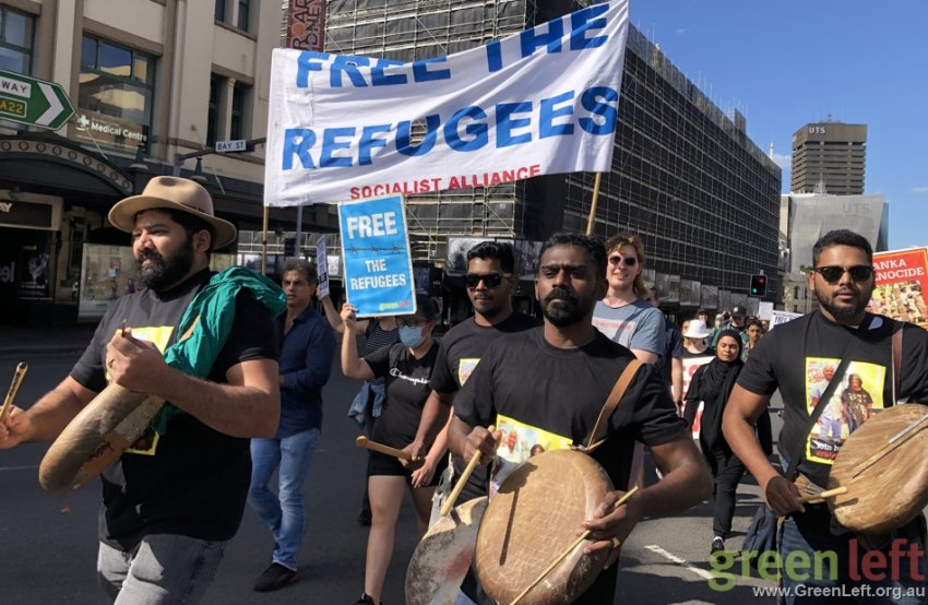 Free the Refugees in Sydney. Photo: Rachel Evans.