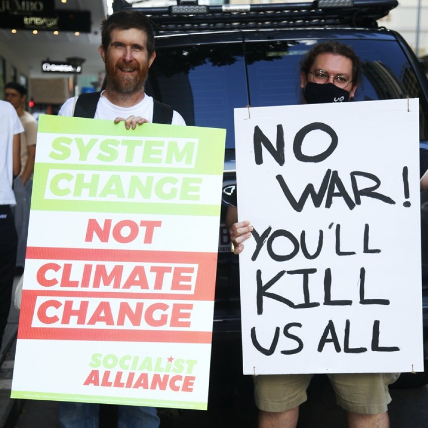 System change, not war