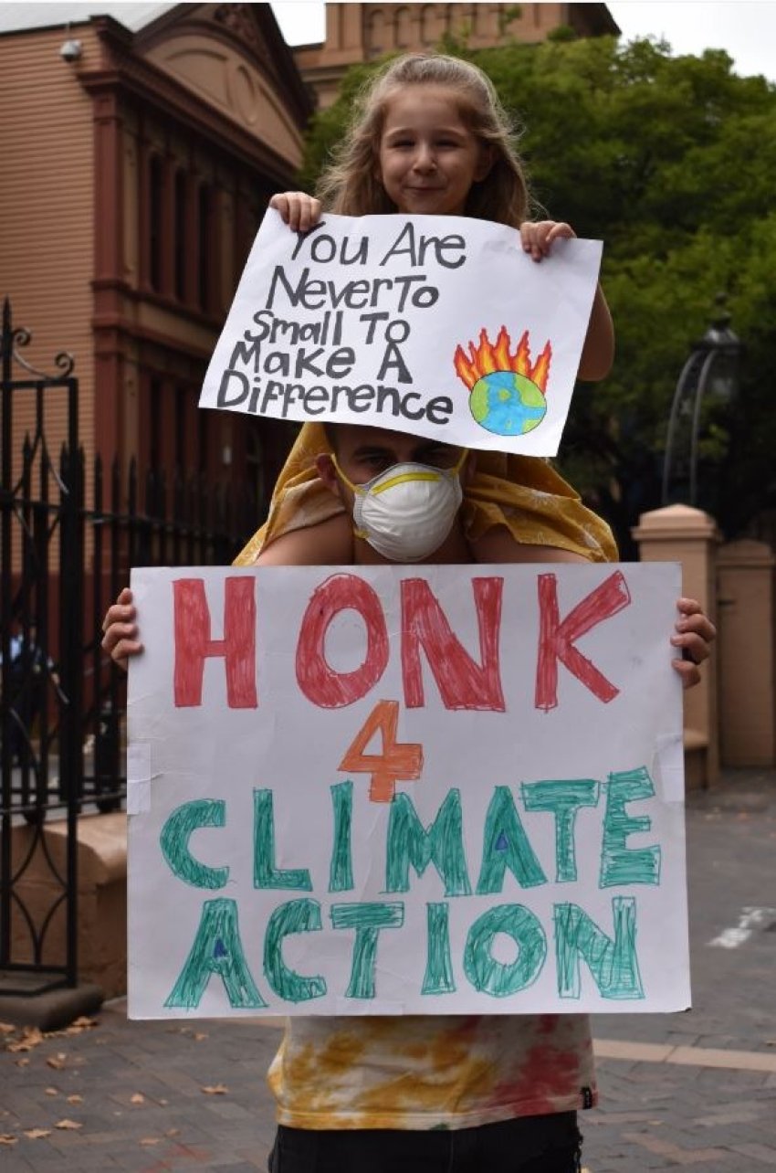 Extinction Rebellion climate vigil NSW Parliament 