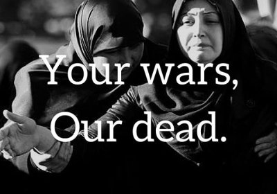 Your wars, our dead graphic