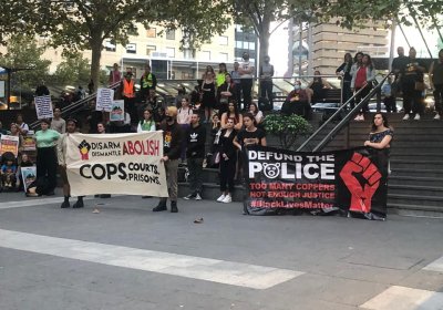 Sydney protest against Black deaths in custody. Photo: Rachel Evans