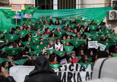 2018 abortion rights protest in Argentina. Photo: Lara Va/Wikimedia Commons CC: SA 4.0