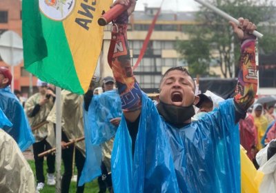 Indigenous protest in Colombia