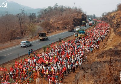 Long March by Indian farmers 2023