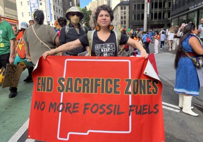 End Fossil Fuels protest NYC
